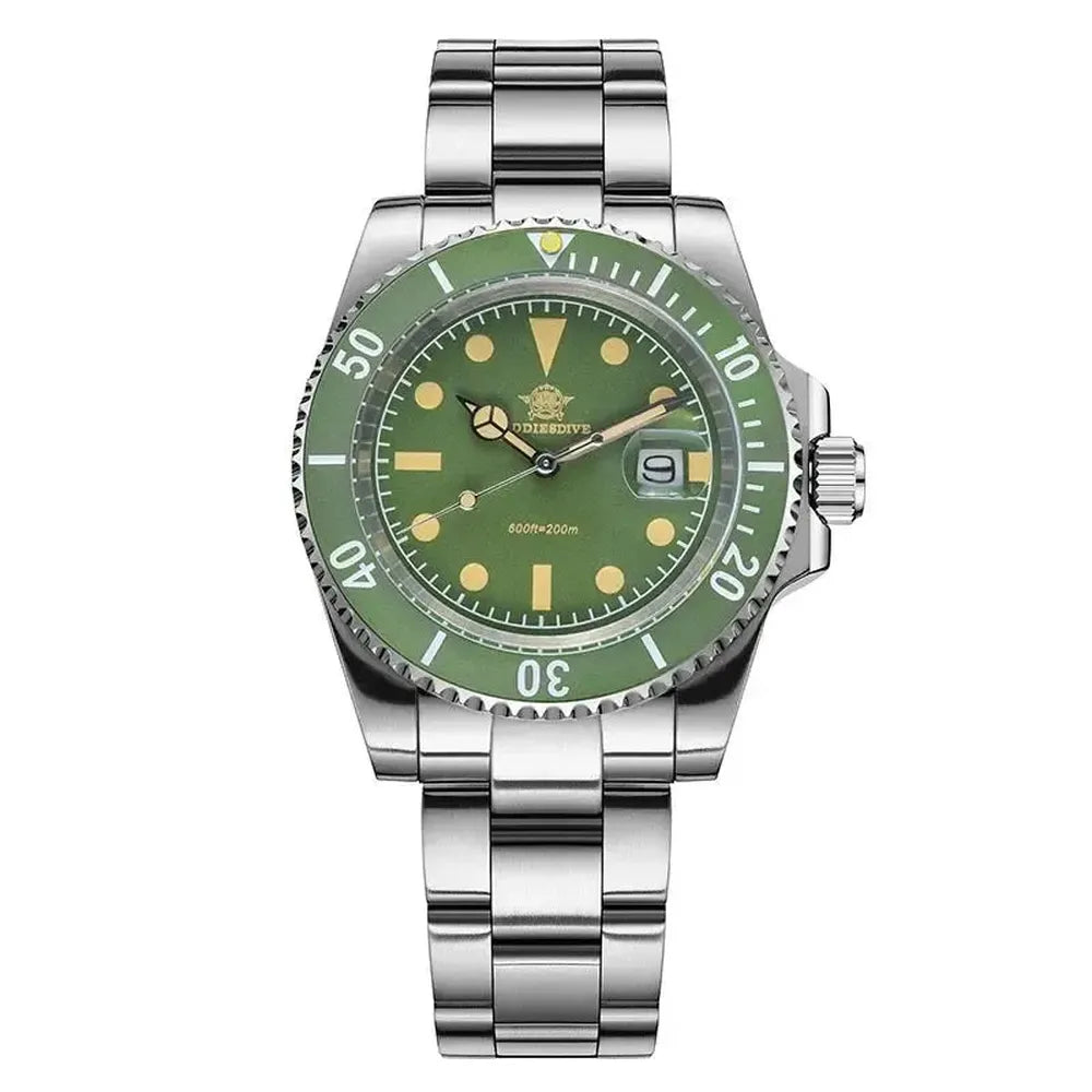 ADDIESDIVE AD2054 41mm Quartz Diver Watch – Ceramic Bezel, 200M-Addiesdive-Viva Timepiece