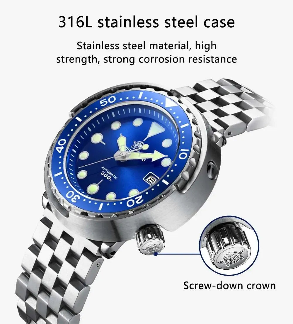 ADDIESDIVE MY-H5 Tuna Automatic Diver 300M – NH35-ADDIESDIVE-Viva Timepiece