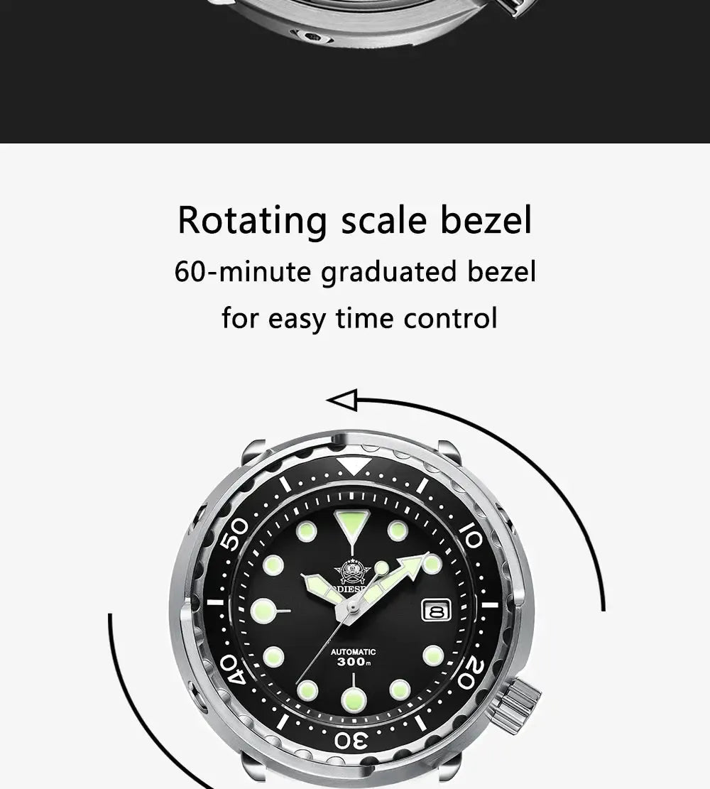 ADDIESDIVE MY-H5 Tuna Automatic Diver 300M – NH35-ADDIESDIVE-Viva Timepiece