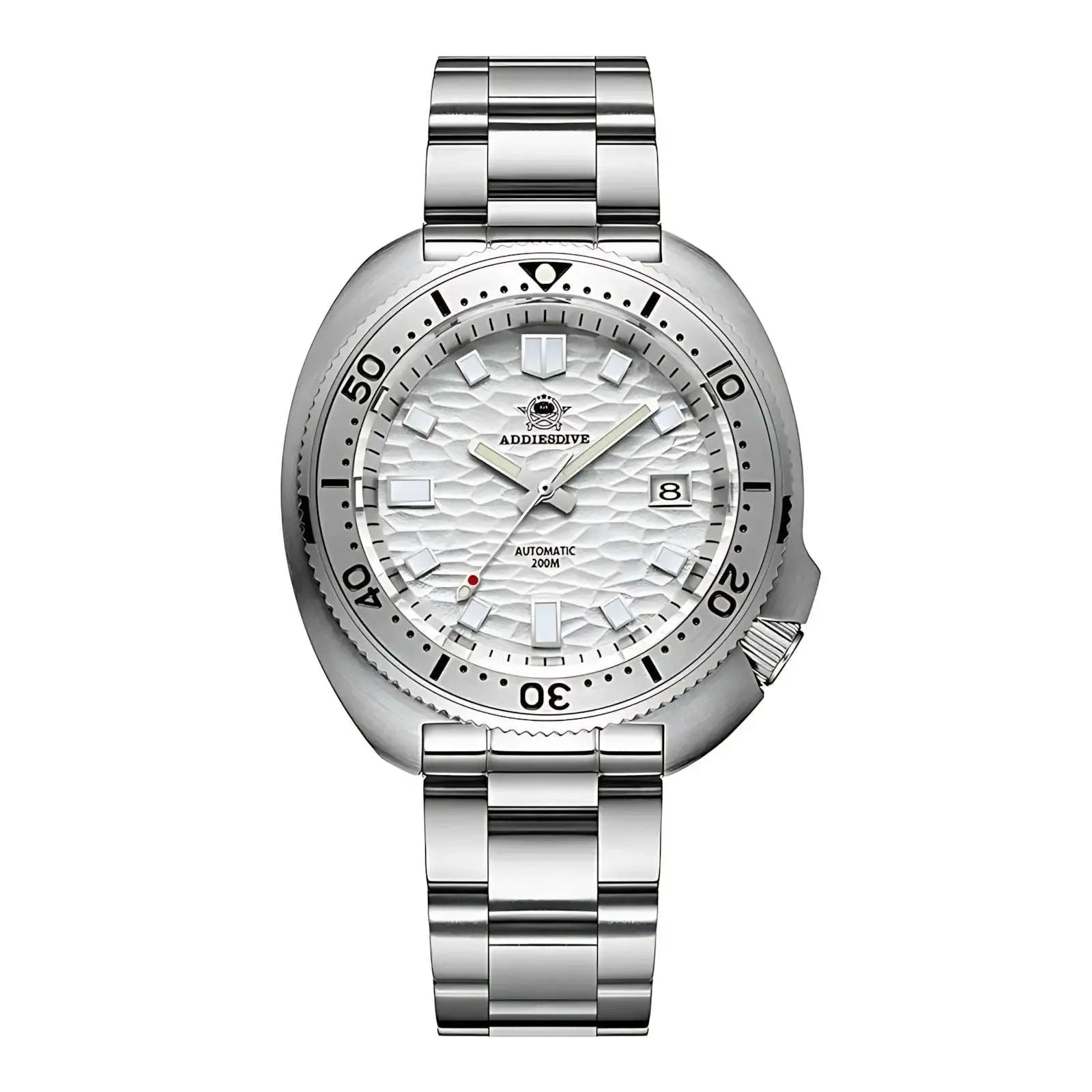 ADDIESDIVE Turtle-Style 43.8mm Automatic Diver Watch – NH35A, 3D Dial, 200M-Addiesdive-Viva Timepiece