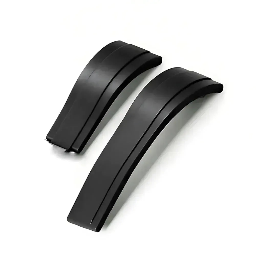 20mm Curved-End TPU Rubber Watch Strap with Deployment Clasp – Premium Fit for Sport Watches-Straptique-Viva Timepiece
