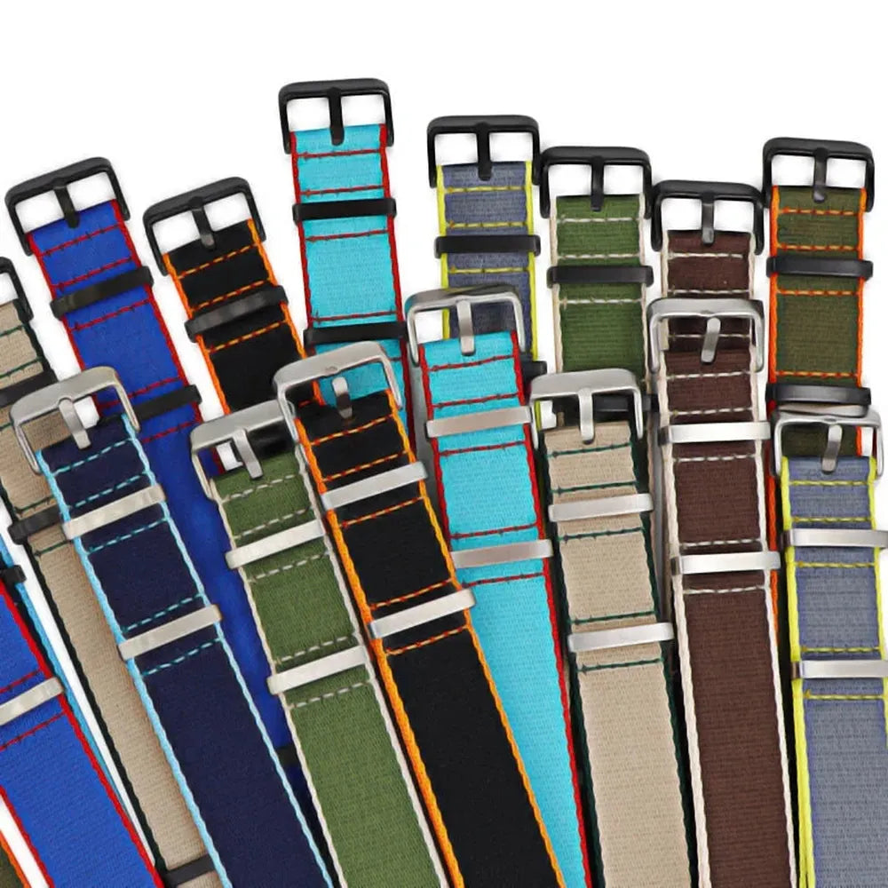 Classic NATO Nylon Watch Strap – 20mm / 22mm-Straptique-Viva Timepiece
