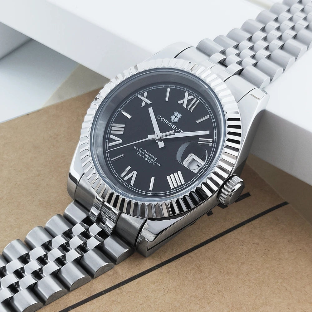 Corgeut Classic Date 36mm/39mm Automatic NH35 Watches-Corgeut-Viva Timepiece