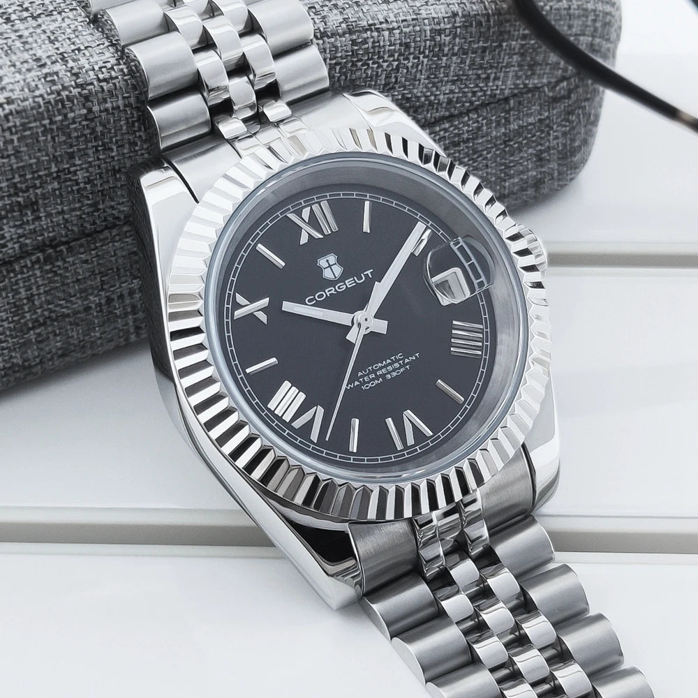 Corgeut Classic Date 36mm/39mm Automatic NH35 Watches-Corgeut-Viva Timepiece