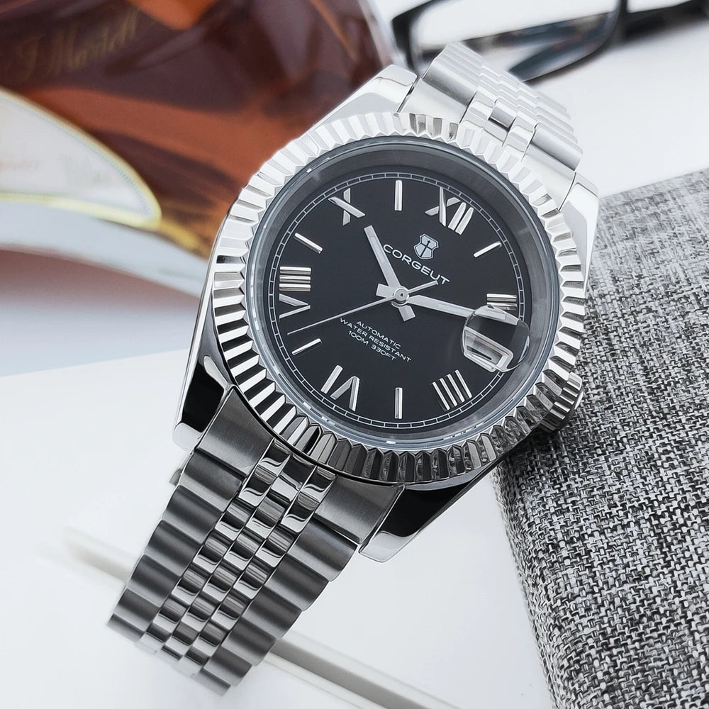 Corgeut Classic Date 36mm/39mm Automatic NH35 Watches-Corgeut-Viva Timepiece