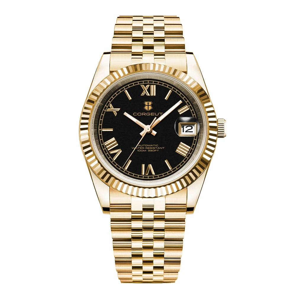 Corgeut Classic Date 36mm/39mm Automatic NH35 Watches-Corgeut-Viva Timepiece