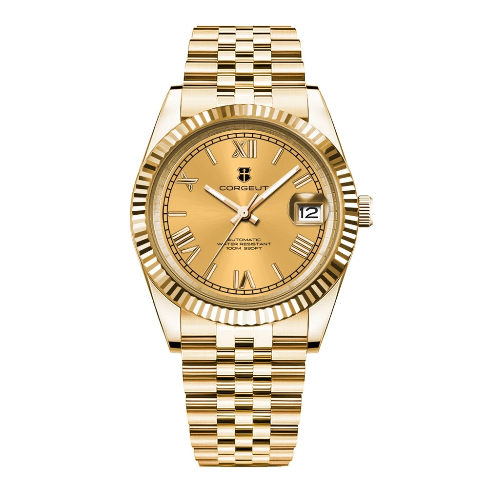 Corgeut Classic Date 36mm/39mm Automatic NH35 Watches-Corgeut-Viva Timepiece