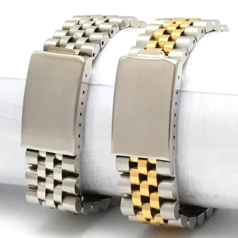 Curved End Jubilee Watch Bracelet – Compatible with Datejust-ChronoCraft-Viva Timepiece