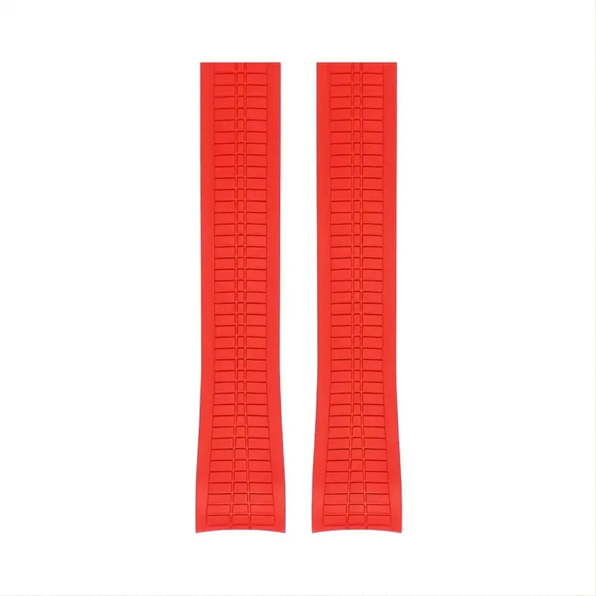 Curved-End Rubber Watch Strap 21mm – Compatible with Patek Philippe Aquanaut 5168G-VivaStraps-Viva Timepiece