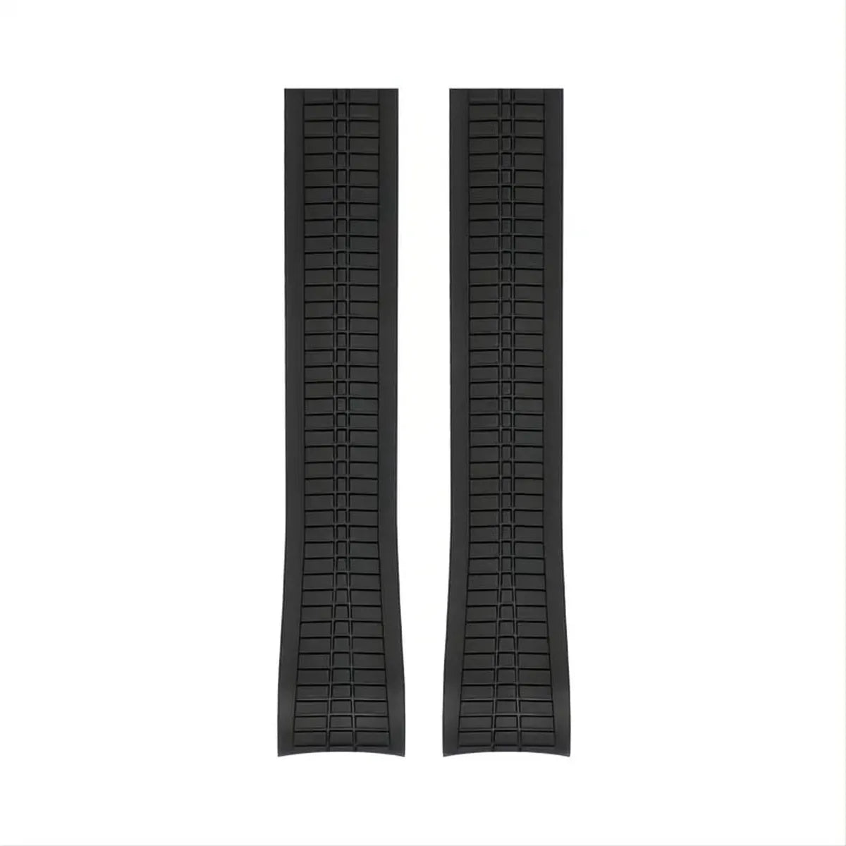 Curved-End Rubber Watch Strap 21mm – Compatible with Patek Philippe Aquanaut 5168G-VivaStraps-Viva Timepiece