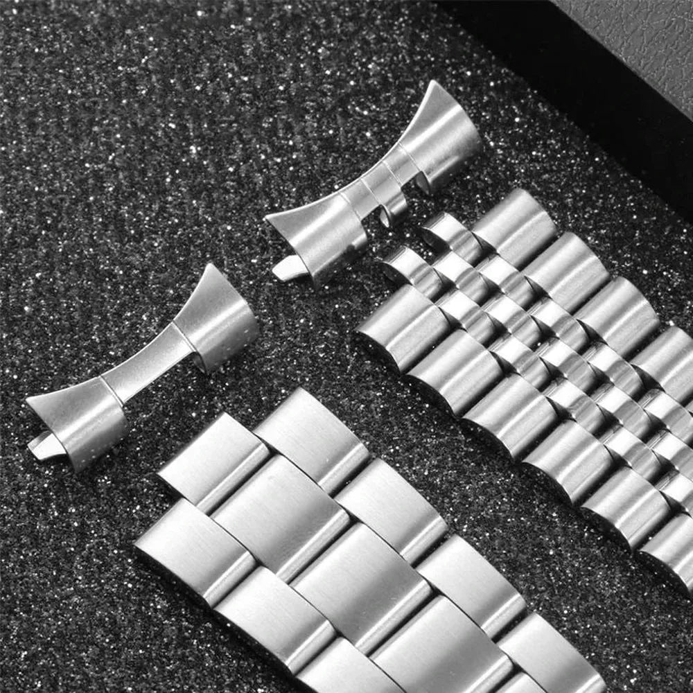 Curved-End Stainless Steel Bracelet 22mm – Compatible with Casio Duro MDV106 / MDV107-ChronoCraft-Viva Timepiece