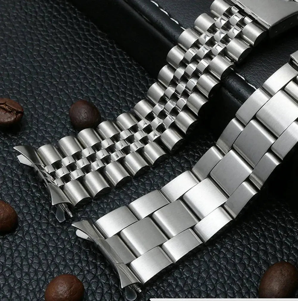 Curved-End Stainless Steel Bracelet 22mm – Compatible with Casio Duro MDV106 / MDV107-ChronoCraft-Viva Timepiece