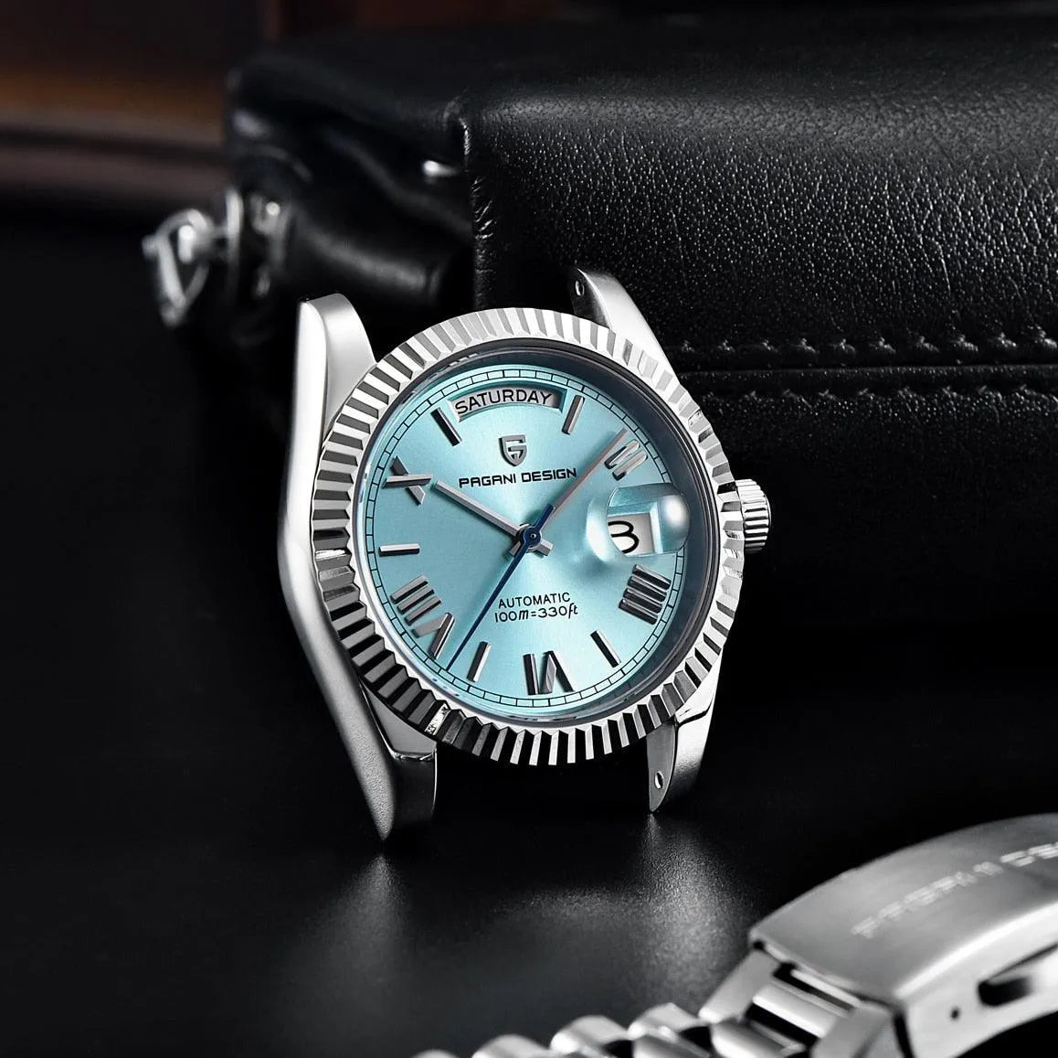 Pagani Design PD-1752 Day-Date-Style Automatic Homage Watch – 36mm, Sapphire Crystal-Pagani Design-Viva Timepiece