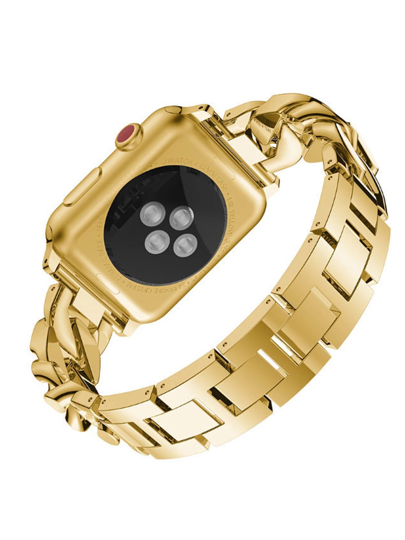 Diamond Cuban Link Bracelet – Compatible with Apple Watch-Tivra-Viva Timepiece