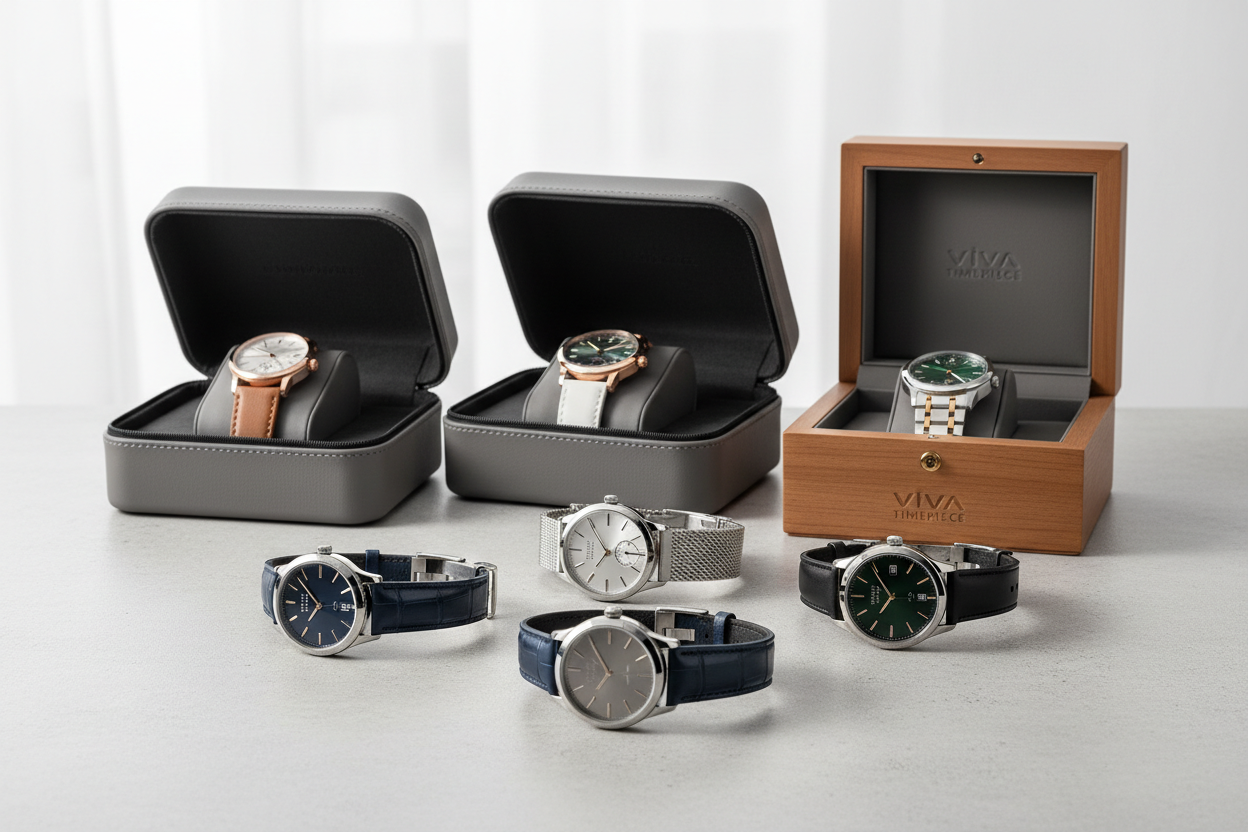 Viva Timepiece, featuring refined watches, premium watch straps, and modern accessories designed for everyday style