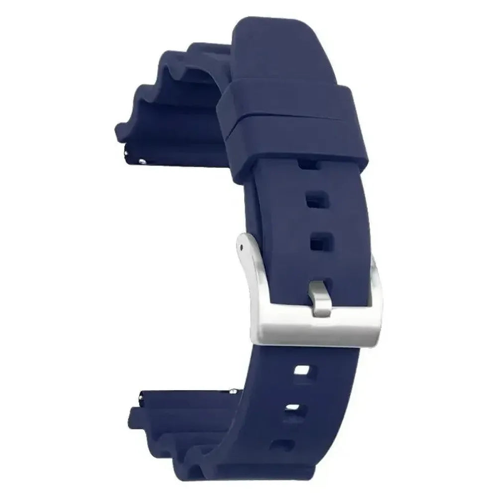 Silicone Sport Watch Strap with Quick Release – 20mm / 22mm, Stainless Steel Buckle-VivaStraps-Viva Timepiece