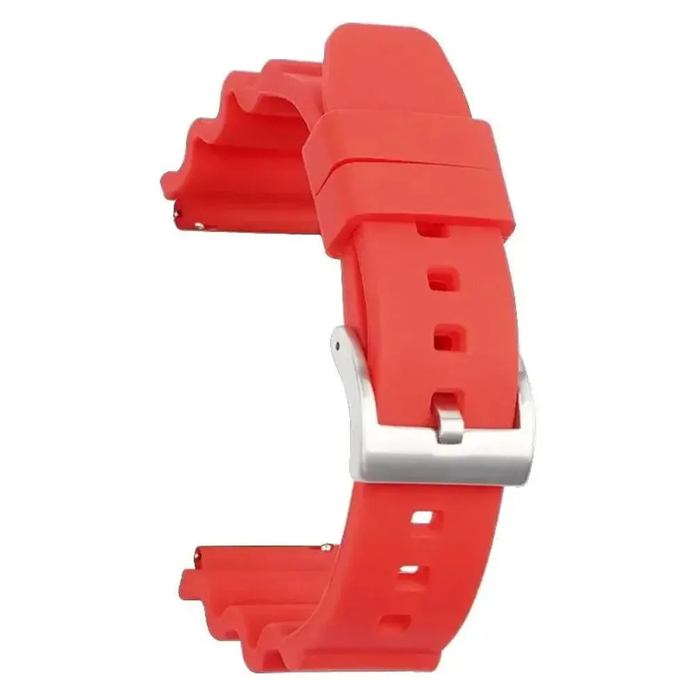 Silicone Sport Watch Strap with Quick Release – 20mm / 22mm, Stainless Steel Buckle-VivaStraps-Viva Timepiece
