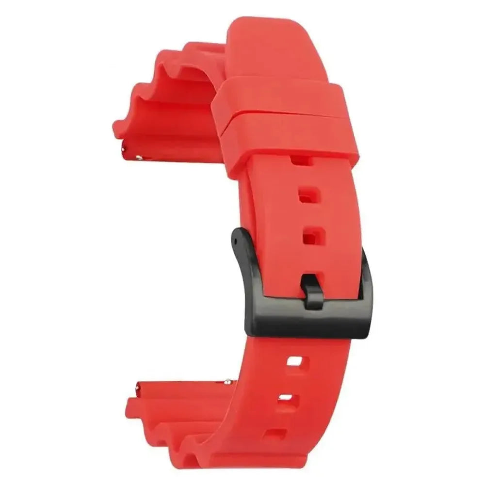 Silicone Sport Watch Strap with Quick Release – 20mm / 22mm, Stainless Steel Buckle-VivaStraps-Viva Timepiece