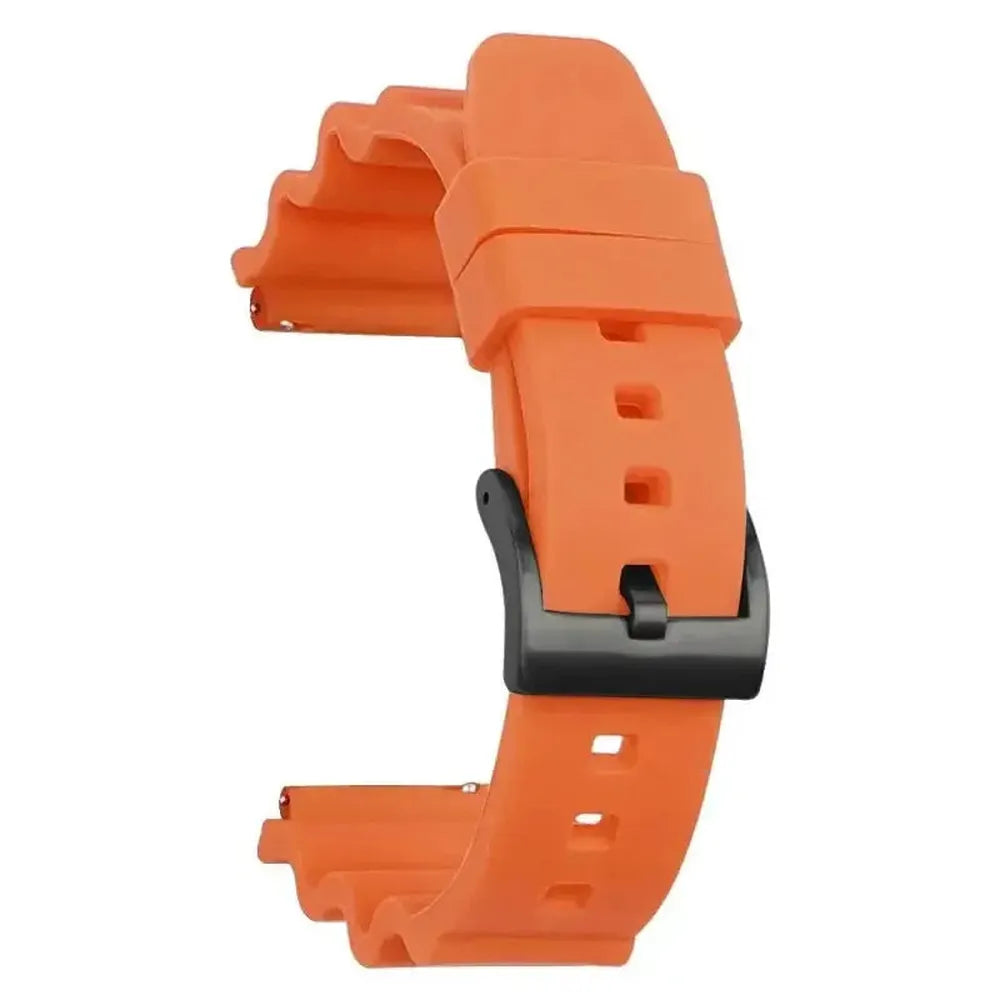 Silicone Sport Watch Strap with Quick Release – 20mm / 22mm, Stainless Steel Buckle-VivaStraps-Viva Timepiece