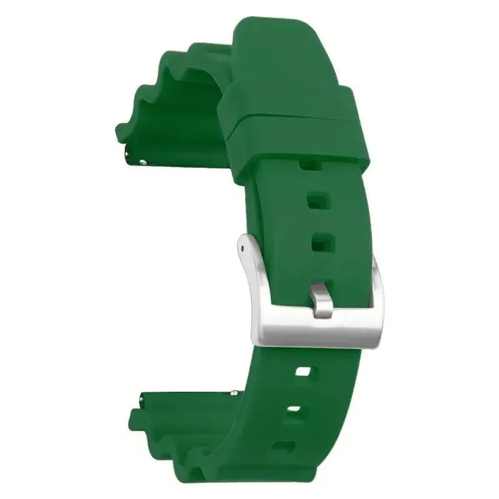 Silicone Sport Watch Strap with Quick Release – 20mm / 22mm, Stainless Steel Buckle-VivaStraps-Viva Timepiece