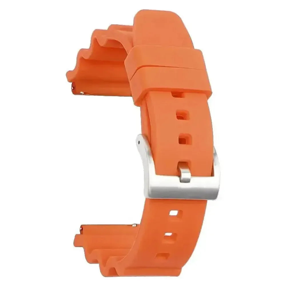 Silicone Sport Watch Strap with Quick Release – 20mm / 22mm, Stainless Steel Buckle-VivaStraps-Viva Timepiece