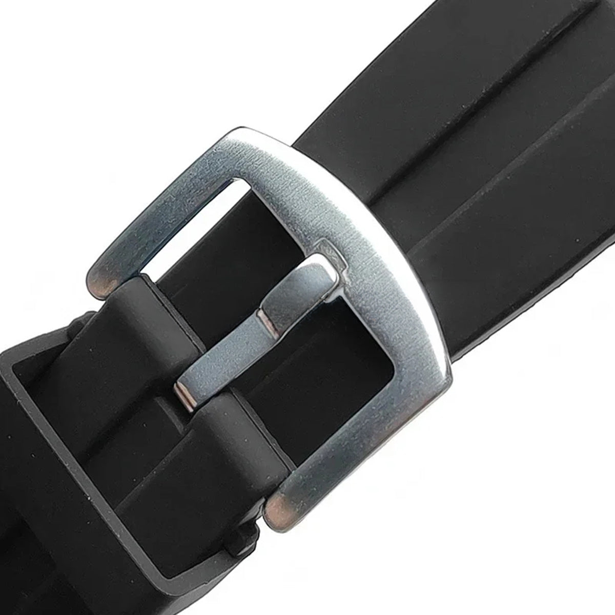 Extended Length Silicone Watch Band Compatible with 20mm / 22mm Watches – XL Waterproof Strap-XL Watch Bands-VivaStraps-Viva Timepiece