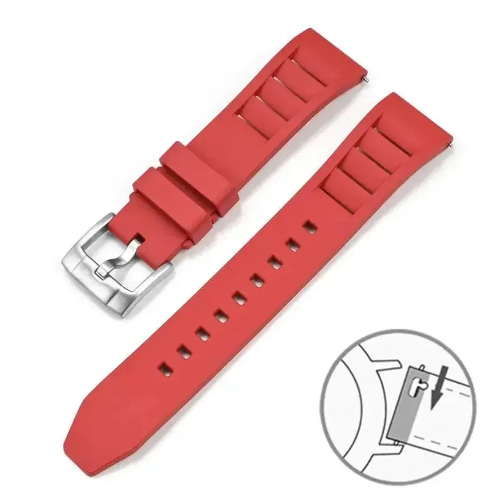 FKM Rubber Watch Strap – Quick Release / Straight End-VivaStraps-Viva Timepiece