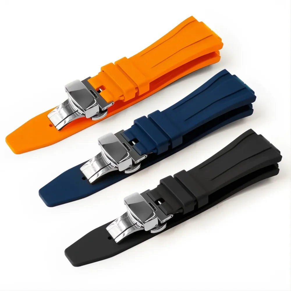 Fluororubber Gen 4 Watch Band Compatible with GA2100 GM2100 GM-5600 Series-VivaStraps-Viva Timepiece