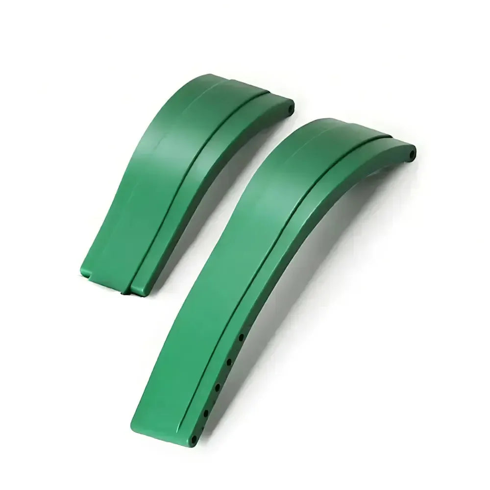 20mm Curved-End TPU Rubber Watch Strap with Deployment Clasp – Premium Fit for Sport Watches-Straptique-Viva Timepiece