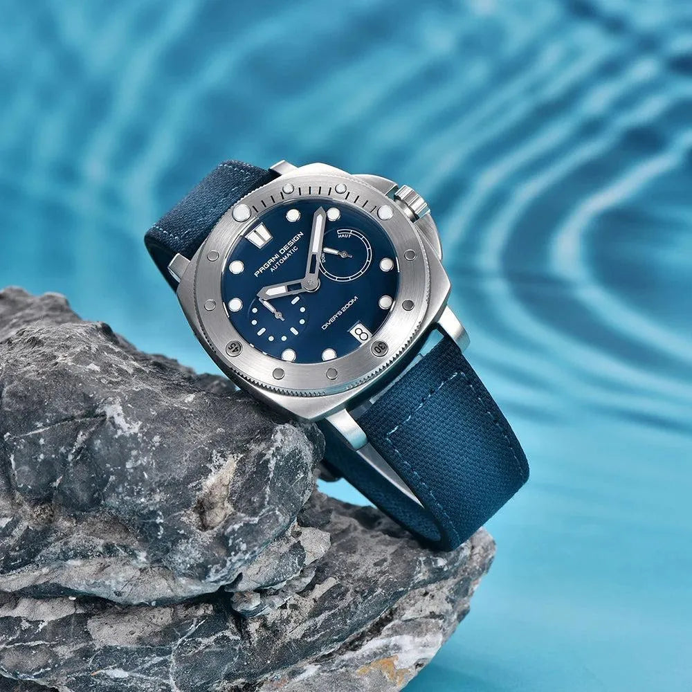 Pagani Design PD-1767 Automatic 41mm Diver Watch – Sapphire Crystal, 200M-Pagani Design-Viva Timepiece