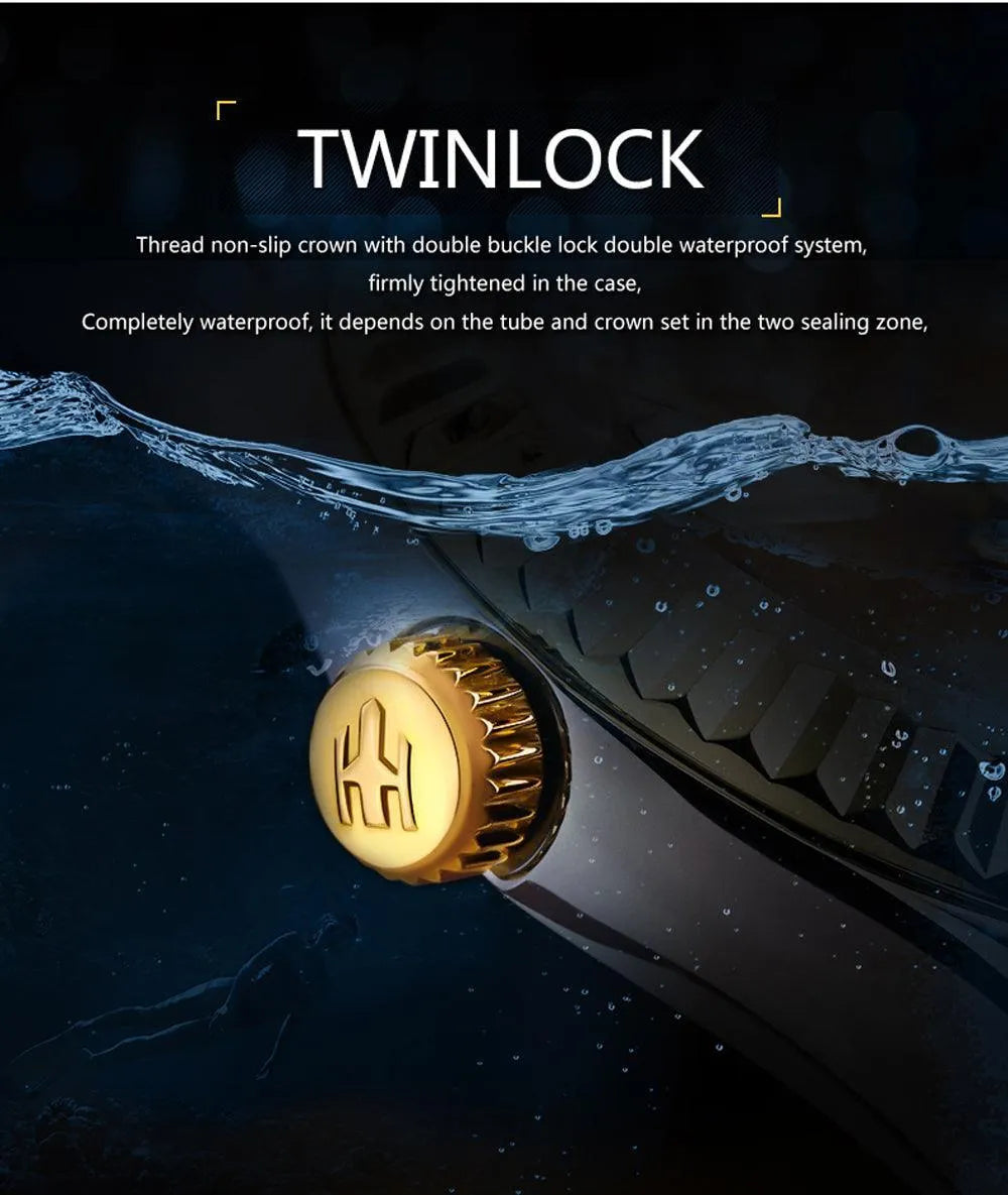 Holuns Classic Quartz Dress Watch – Dual Calendar, 37mm / 41mm-Holuns-Viva Timepiece