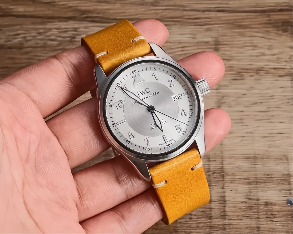 Italian Buttero Leather Watch Strap – Quick Release-Straptique-Viva Timepiece