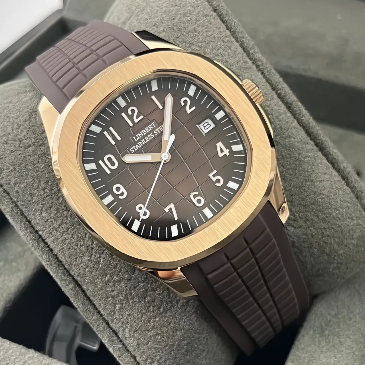 LB-8003 Octa Sport Automatic Watch – Sapphire Steel 42mm-Linbert-Viva Timepiece