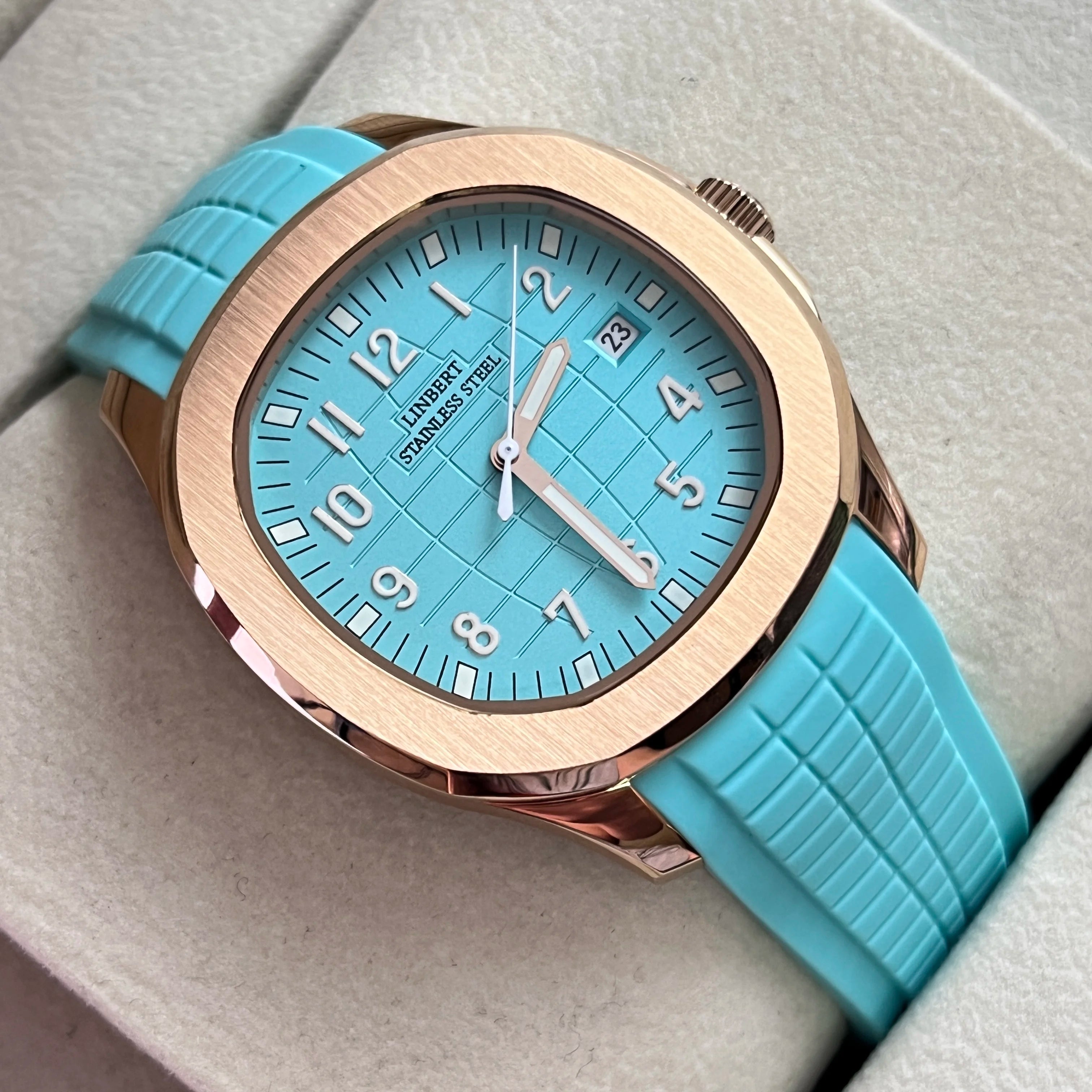 LB-8003 Octa Sport Automatic Watch – Sapphire Steel 42mm-Linbert-Viva Timepiece