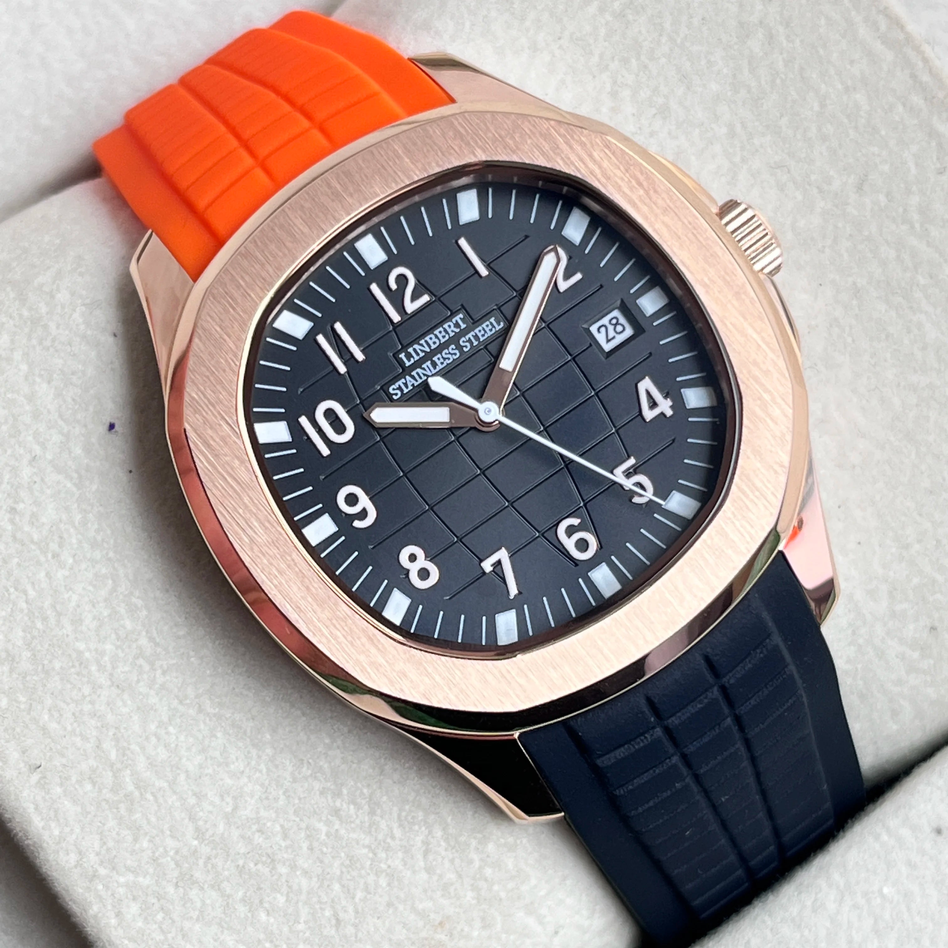 LB-8003 Octa Sport Automatic Watch – Sapphire Steel 42mm-Linbert-Viva Timepiece