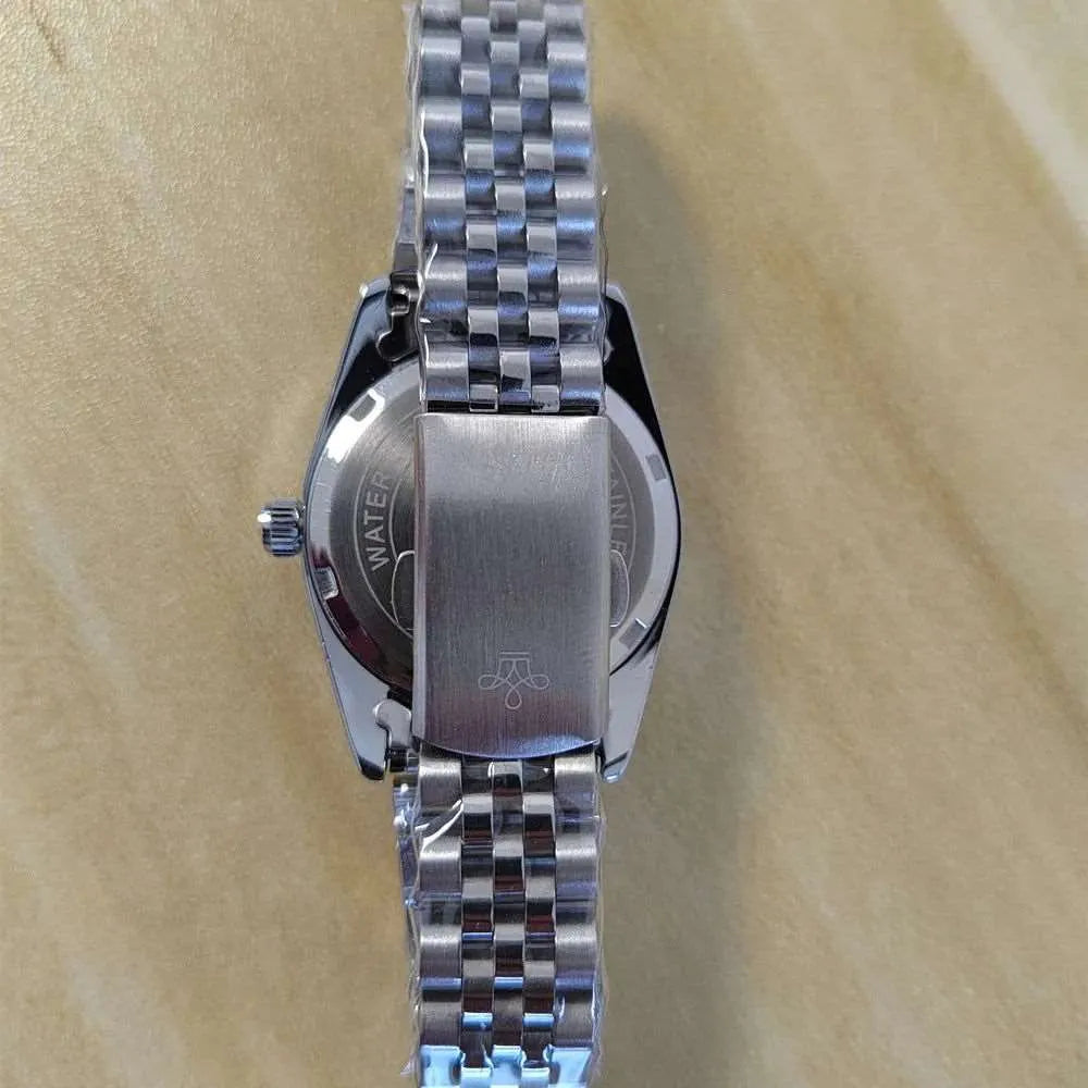 LGXIGE 31mm Ladies Quartz Dress Watch – Fluted Bezel, Jewel Markers-LGXIGE-Viva Timepiece