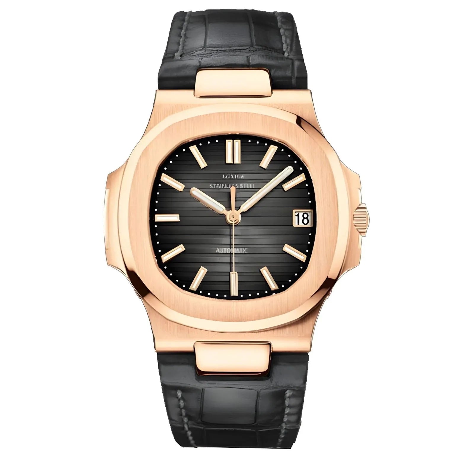 LGXIGE 40mm Automatic Classic Integrated Bracelet Watch – Sapphire Crystal, 316L Steel-LGXIGE-Viva Timepiece