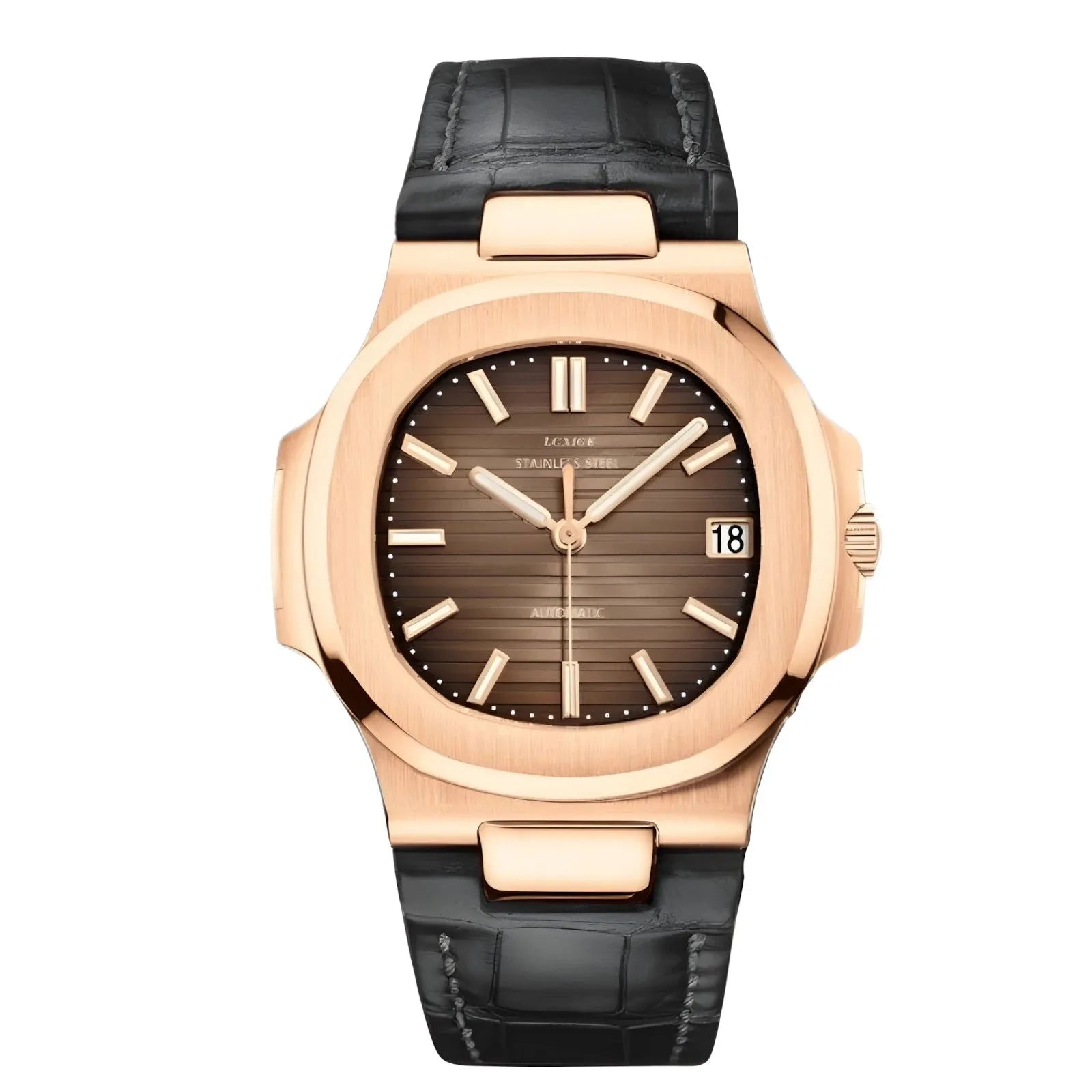 LGXIGE 40mm Automatic Classic Integrated Bracelet Watch – Sapphire Crystal, 316L Steel-LGXIGE-Viva Timepiece