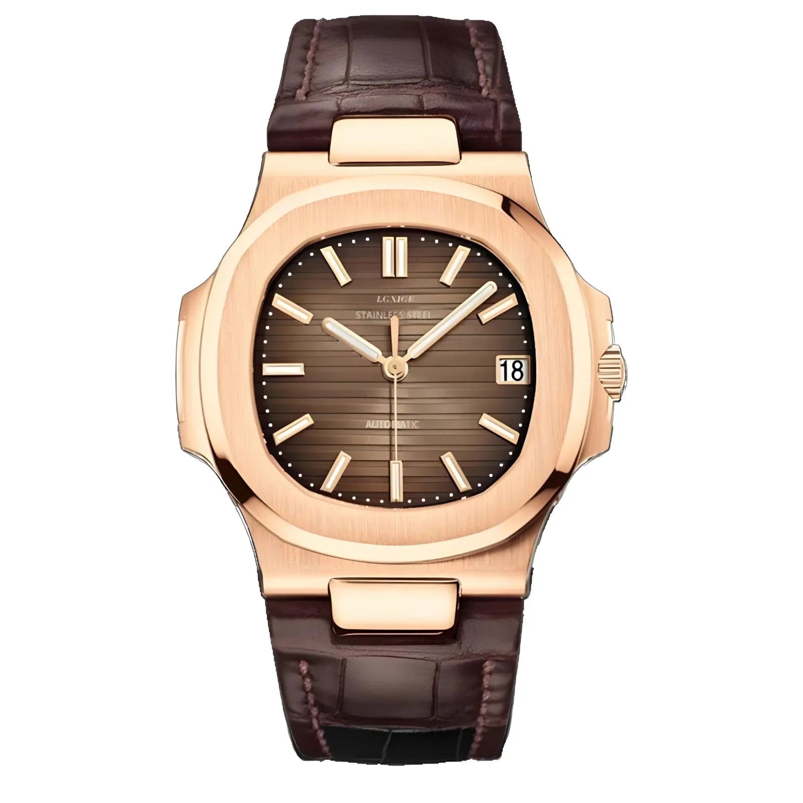 LGXIGE 40mm Automatic Classic Integrated Bracelet Watch – Sapphire Crystal, 316L Steel-LGXIGE-Viva Timepiece