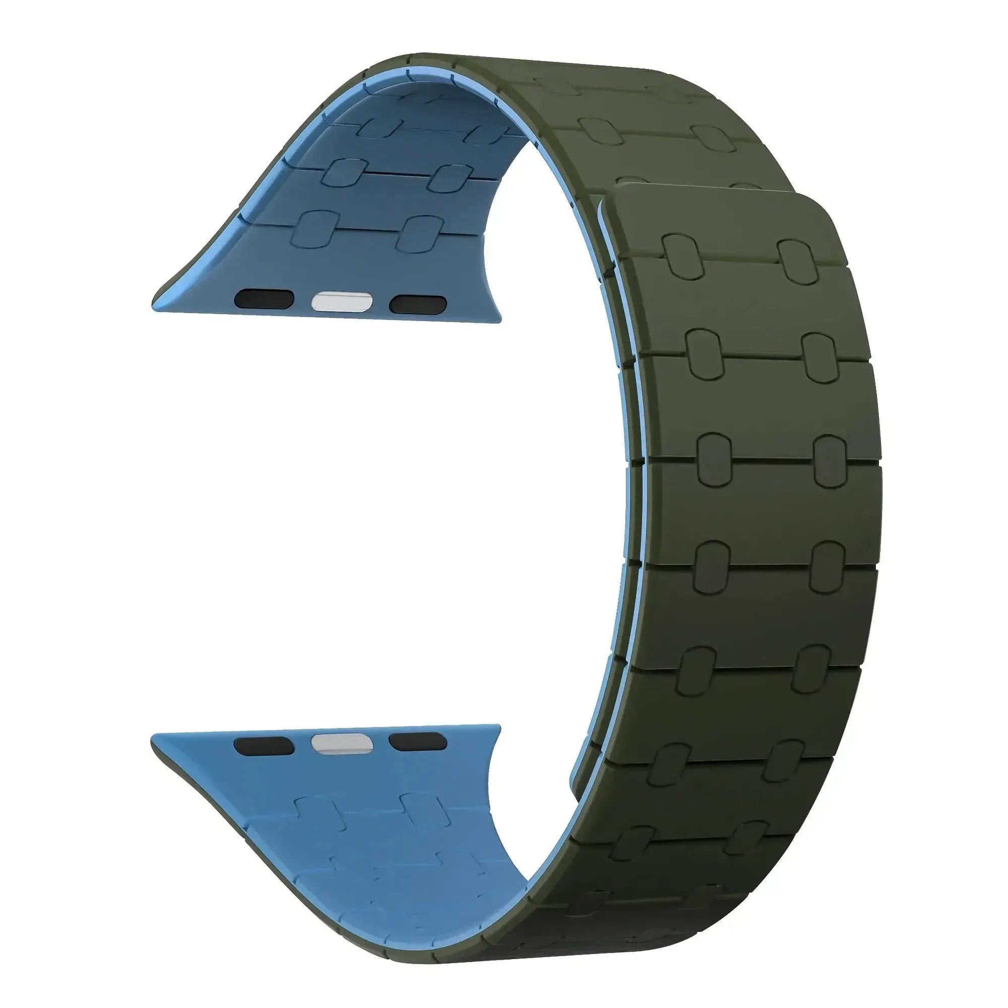 Magnetic Silicone Loop Strap Compatible with Apple Watch 38–49mm-Tivra-Viva Timepiece
