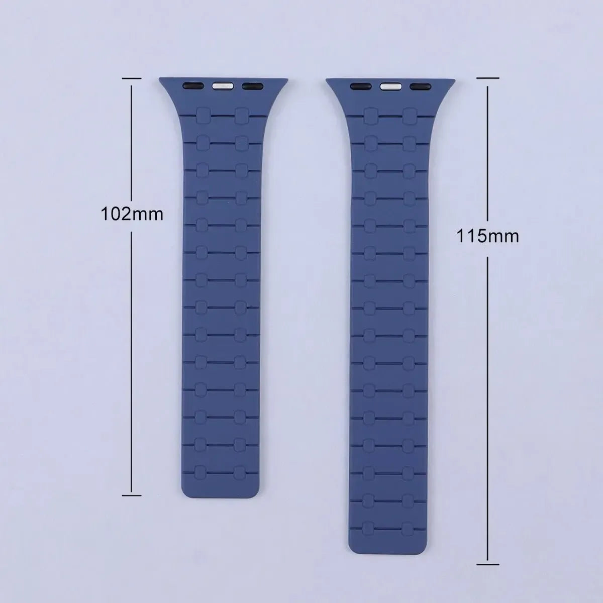 Magnetic Silicone Loop Strap Compatible with Apple Watch 38–49mm-Tivra-Viva Timepiece