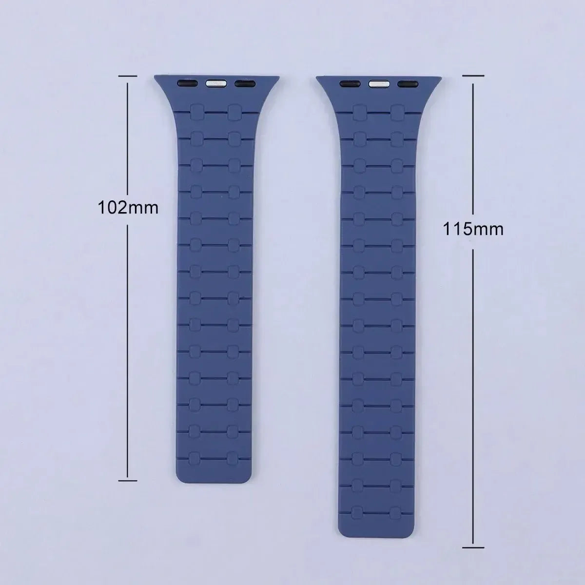 Magnetic Silicone Loop Strap Compatible with Apple Watch 38–49mm-Tivra-Viva Timepiece