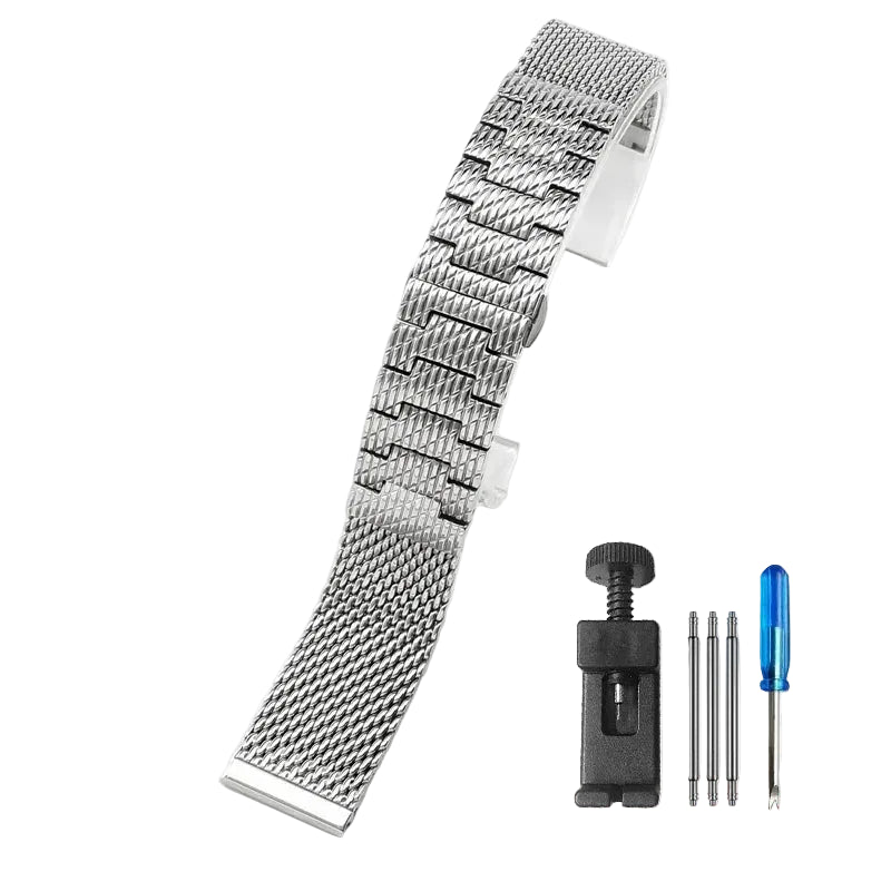 Milanese Stainless Steel Watch Strap – Compatible with Citizen Blue Angels-ChronoCraft-Viva Timepiece