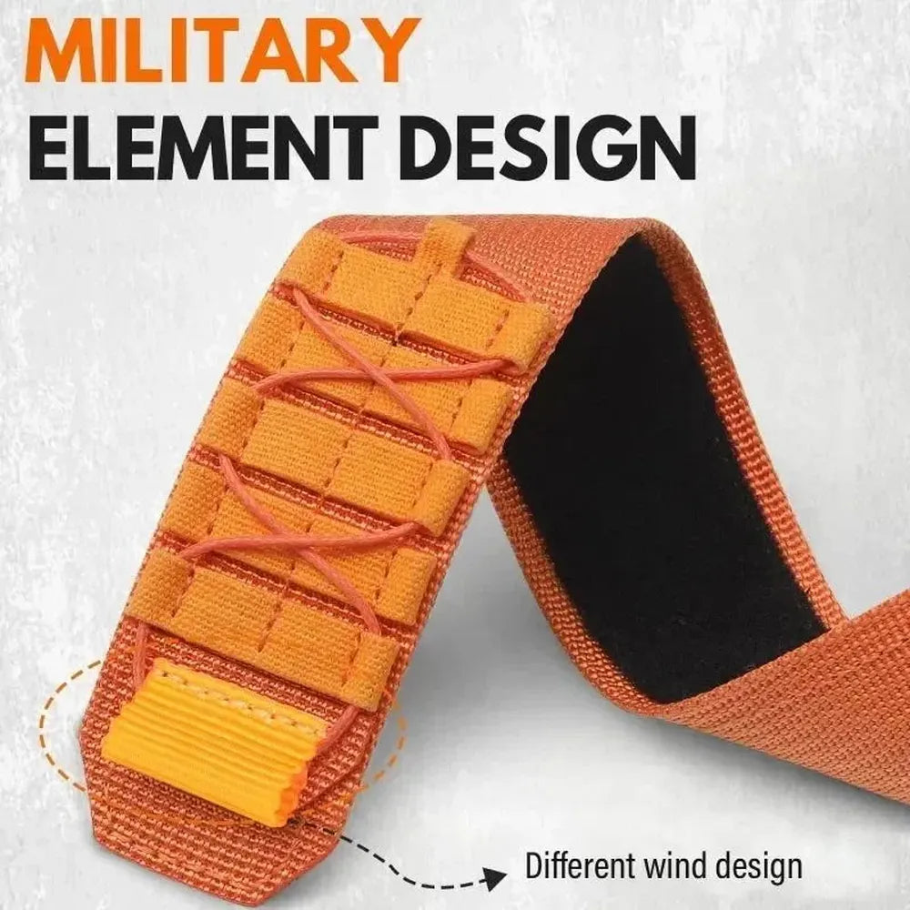 Military Element Nylon Alpine Loop Compatible with Apple Watch