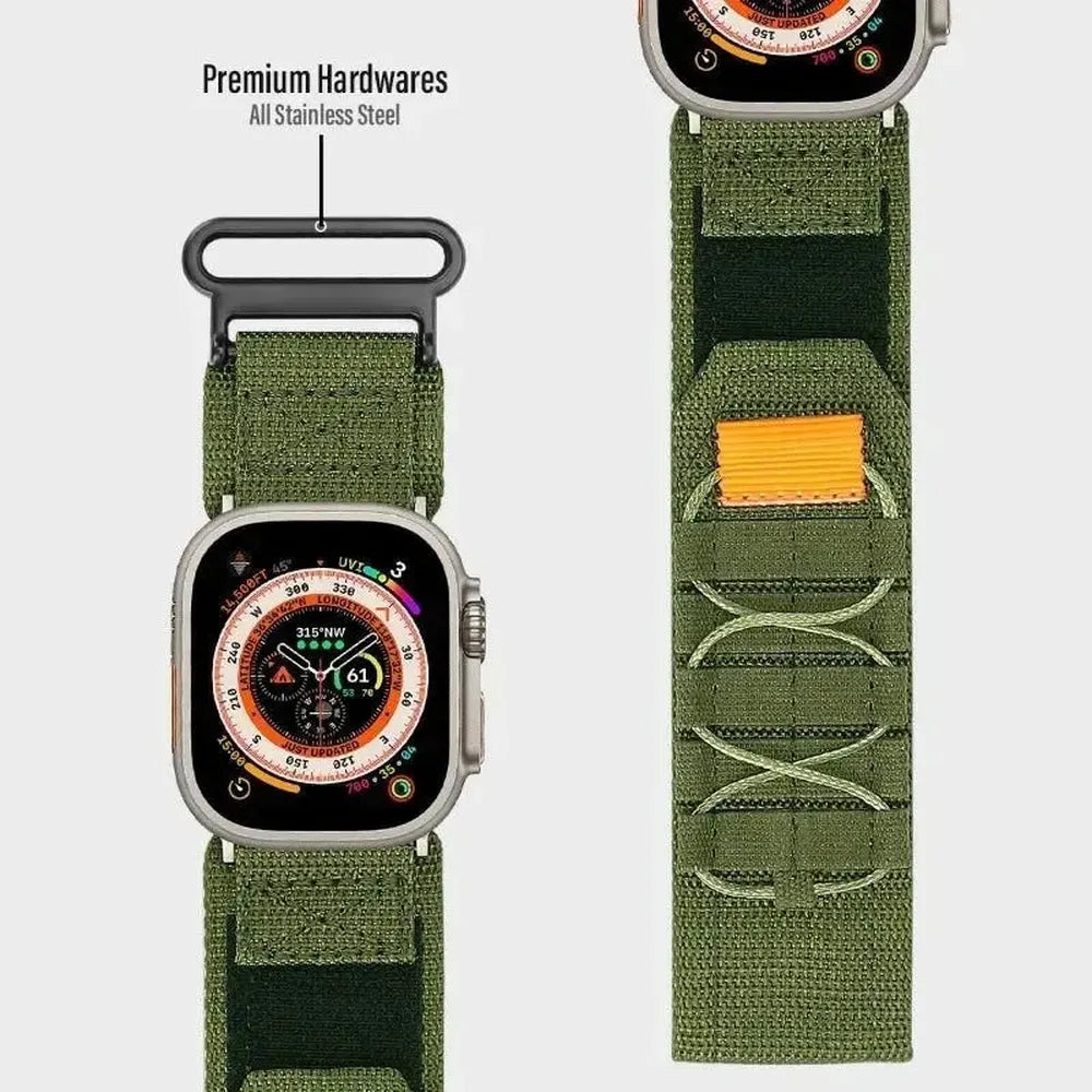 Military Element Nylon Alpine Loop Compatible with Apple Watch