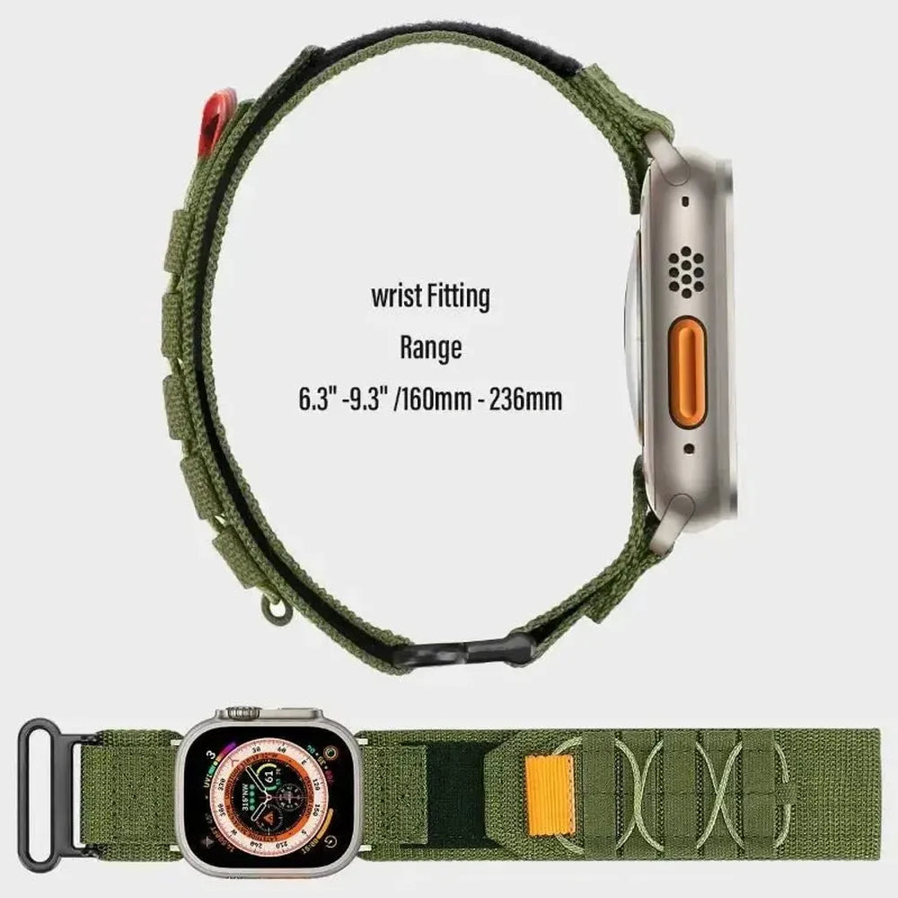 Military Element Nylon Alpine Loop Compatible with Apple Watch