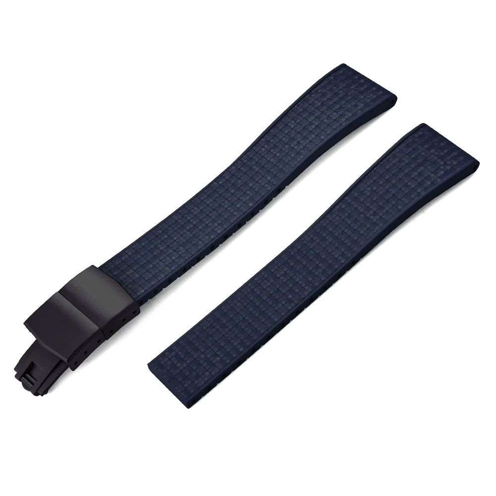 Mosaic CTS FKM Rubber Watch Strap Straight End – Cut-to-Fit-VivaStraps-Viva Timepiece