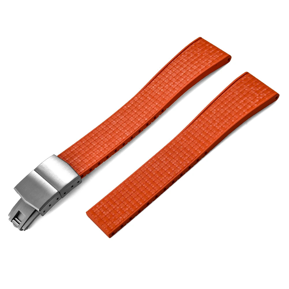 Mosaic CTS FKM Rubber Watch Strap Straight End – Cut-to-Fit-VivaStraps-Viva Timepiece