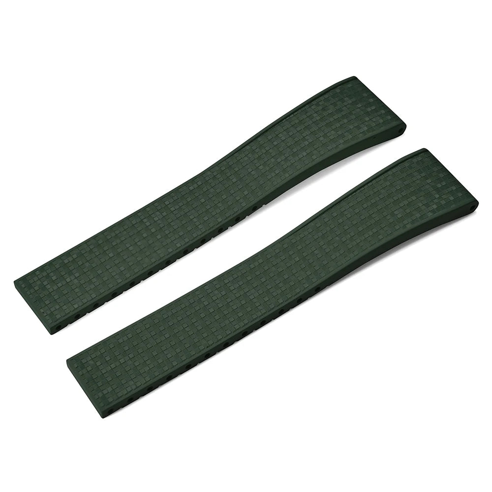 Mosaic CTS FKM Rubber Watch Strap Straight End – Cut-to-Fit-VivaStraps-Viva Timepiece