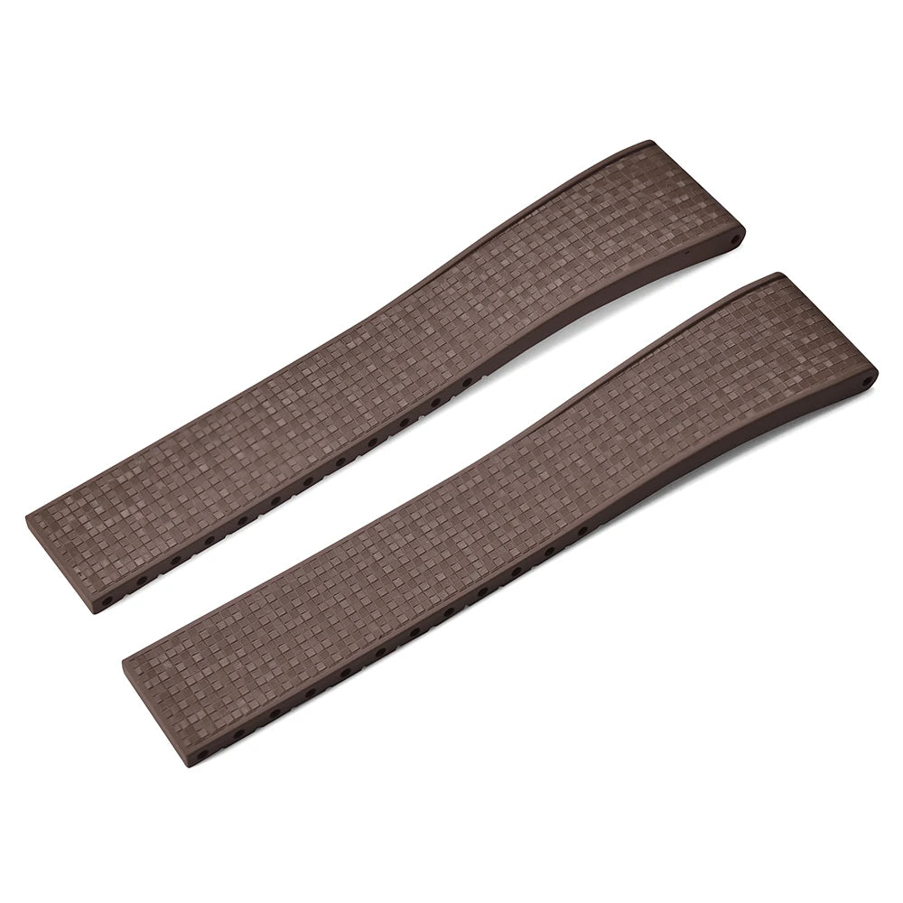 Mosaic CTS FKM Rubber Watch Strap Straight End – Cut-to-Fit-VivaStraps-Viva Timepiece